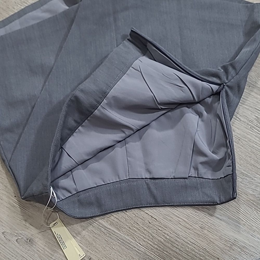 Wool Blend OGL Move Felt Texture A-line Wrap Mini Skort W/ XS Gray NWT Skirt - Picture 8 of 10